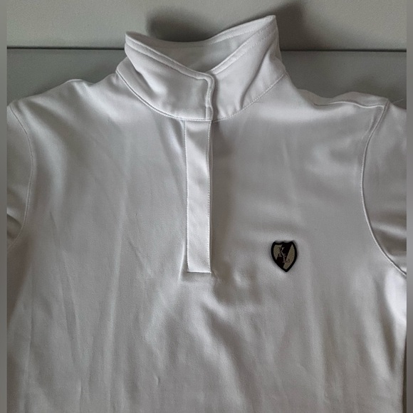 Kingsland Show Shirt Lovita SS Classic White Sz large -0445 - Picture 4 of 10